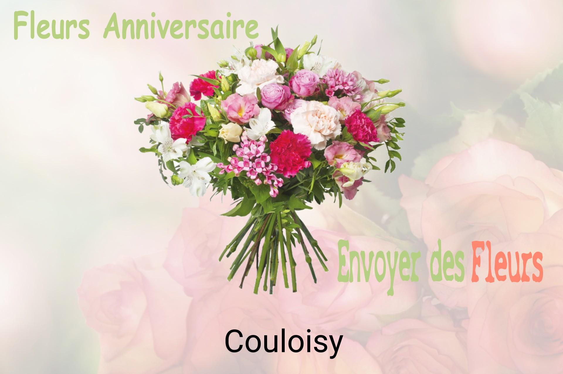 Bouquet de fleurs d’anniversaire livré à Couloisy
